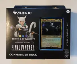 Scions & Spe Sealed w/ collector booster sample MTG Final Fantasy Commander Deck - Image 1