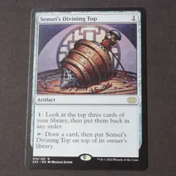 Sensei's Divining Top 314 MTG Double Masters 2022 Rare NM - Image 1