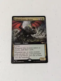 MTG Colossal Grave-Reaver - Extended Art - Commander: Tarkir: Dragonstorm NM - Image 1
