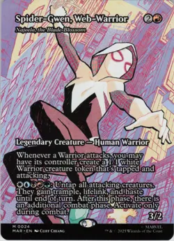 Spider-Gwen, Web-Warrior - Najeela, the Blade-Blossom (Borderless) M Marvel Eter - Image 1