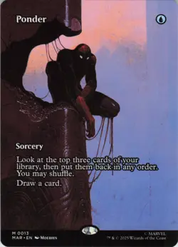 Ponder (Borderless) M Marvel Universe Eternal-Legal 13 NM Normal MTG - Image 1