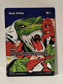 Magic The Gathering - BEAST WITHIN #33 - Spider-Man Marvel Universe Mythic - Image 1
