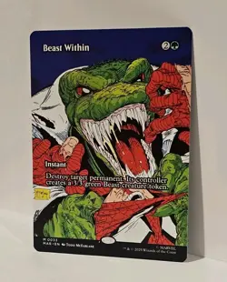 Magic The Gathering - BEAST WITHIN #33 - Spider-Man Marvel Universe Mythic - Image 2