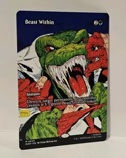 Magic The Gathering - BEAST WITHIN #33 - Spider-Man Marvel Universe Mythic - Image 3