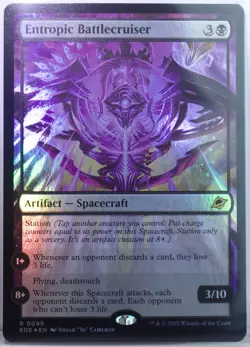 Entropic Battlecruiser [New, Near Mint] *Foil* {Edge of Eternities} - Image 1