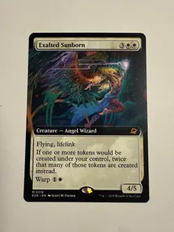 MTG Exalted Sunborn (Extended Art) Edge of Eternities Foil | Magic The Gathering - Image 1