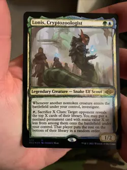 MTG - Lonis, Cryptozoologist - Showcase - NM FOIL - Image 1