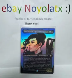 1x FOIL NM MTG Yuriko, the Tiger's Shadow (Borderless) - CMM - Image 1