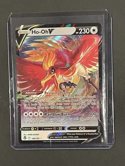 Ho-Oh V 140/195 Pokemon Silver Tempest Ultra Rare Holo - Image 1