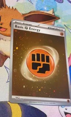 🔥 HD Variant 151 Holo Energy 🔥 Swirl Fighting Energy SVE 006 SV 151 Pokemon - Image 1