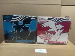 Pokemon TCG Black Bolt and White Flare ETB Bundle - New & Sealed ✅ - Image 1