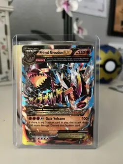 Pokemon TCG XY- Primal Clash-Primal Groudon EX-Excellent Condition! - Image 1