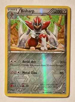 Pokemon - Bisharp - Dark Explorers 79/108 - Reverse Holo Rare - LP - Image 1
