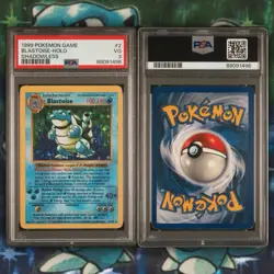 1999 Pokemon TCG Blastoise Holo Rare Shadowless Base Set 2/102 PSA 3 - Image 3