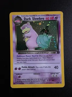 Pokemon TCG Dark Slowbro Team Rocket 12/82 Holo Unlimited Holo Rare MP - Image 1