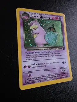 Pokemon TCG Dark Slowbro Team Rocket 12/82 Holo Unlimited Holo Rare MP - Image 3