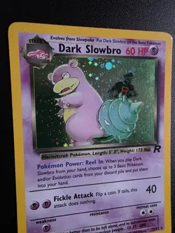 Pokemon TCG Dark Slowbro Team Rocket 12/82 Holo Unlimited Holo Rare MP - Image 5