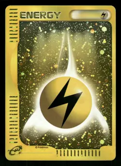2002 Heavy Play Pokemon Lightning Energy McDonald's Holo Japanese - Image 1