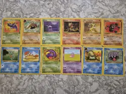 12x WOTC Vintage Pokemon Bundle 100% Genuine | Pokemon TCG Fossil - Image 1