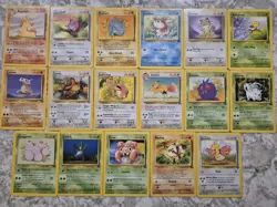 17x WOTC Vintage Pokemon Bundle 100% Genuine | Pokemon TCG Jungle - Image 1