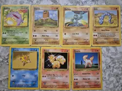 7x WOTC Vintage Pokemon Bundle | Pokemon TCG Base Set - Image 1