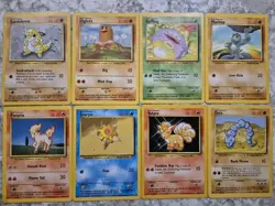 8x WOTC Vintage Pokemon Bundle | Pokemon TCG Base Set - Image 1