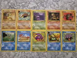 10x WOTC Vintage Pokemon Bundle 100% Genuine | Pokemon TCG Fossil - Image 1