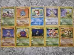 10x WOTC Vintage Pokemon Bundle 100% Genuine | Pokemon TCG Jungle - Image 1