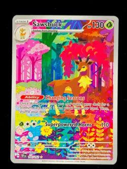 Sawsbuck 166/162 Pokemon Temporal Forces 2024 NM 🔥🔥🔥 - Image 1