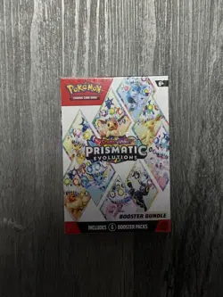 Pokemon TCG: Prismatic Evolutions Booster Bundle (6 Packs) - Brand New - Sealed - Image 1