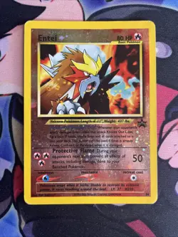 Entei 34/53 Wotc Promo Reverse Holo Pokemon TCG MP Swirl - Image 1