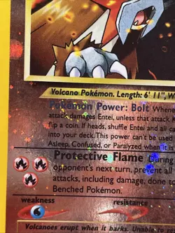 Entei 34/53 Wotc Promo Reverse Holo Pokemon TCG MP Swirl - Image 4