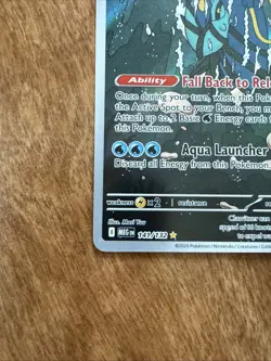 Clawitzer Illustration Rare 141/132 Mega Evolution Pokemon TCG - Image 5