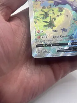 Miscut Off Center Alignment Dot Error Aerodactyl V Alt Art 180/196 Pokemon TCG - Image 3