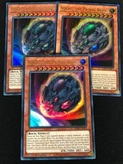 Yugioh Nibiru The Primal Being RA01-EN015 1ST Ultra x3 (NM) - Image 1