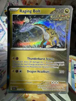 Raging Bolt Rare SV07: Stellar Crown Holo 111/142 Pokemon Card - Image 1