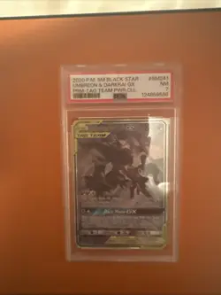 Umbreon Darkrai GX SM241 Holo Card Promo Edition PSA 7 - Image 1