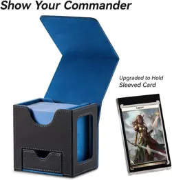 Card Deck Box for MTG Commander - Patented Design, Commander Display, Fits 10... - Image 3