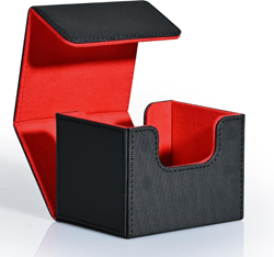 Card Deck Box for Trading Cards, MTG Commander Deck Box Holds 120+ Single Sleeve - Image 1