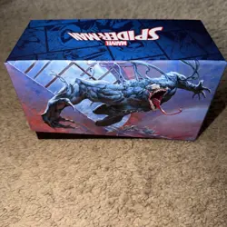 MTG Marvel's Spider-Man Red Die Dice (D20) with card box - Image 2
