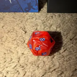 MTG Marvel's Spider-Man Red Die Dice (D20) with card box - Image 4