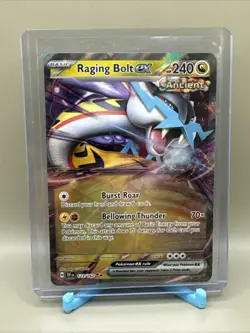 Pokemon TCG Raging Bolt EX Temporal Forces Double Rare Card 123/162 - Image 1