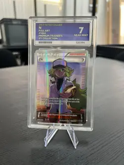 Pokemon TCG N (Alt Art) Premium Trainer XY Collection 105a/124 Promo Card NM - Image 1