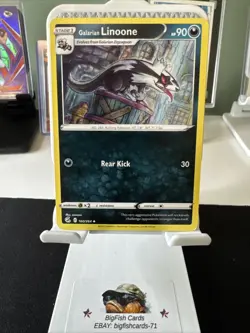 Galarian Linoone SWSH08: Fusion Strike #160/264 Uncommon Pokemon Card - Image 1