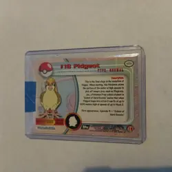 2000 Topps Chrome Pokemon Card Pidgeot #18 - Image 2