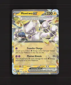 Mewtwo ex 058/182 Paradox Rift Ultra Rare Holo Pokemon Card NM - Image 1
