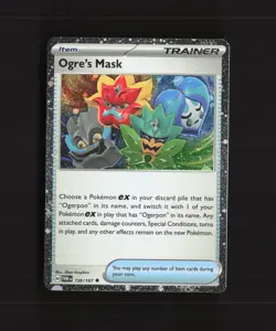 Ogre's Mask 159/167 Twilight Masquerade Cosmos Holo Rare Holo Pokemon Card NM - Image 1