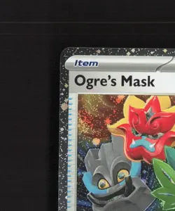 Ogre's Mask 159/167 Twilight Masquerade Cosmos Holo Rare Holo Pokemon Card NM - Image 3