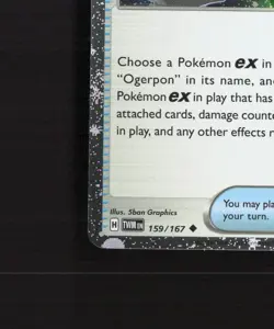 Ogre's Mask 159/167 Twilight Masquerade Cosmos Holo Rare Holo Pokemon Card NM - Image 5