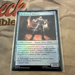 MTG Mechanical Mobster Marvel's Spider-Man Foil #0168 - Image 1
